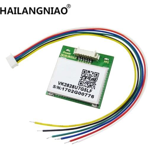 10pcs/lot VK2828U7G5LF GPS Module with Antenna TTL 1-10Hz with FLASH Flight Control Model Aircraft