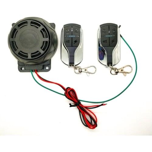 1 Set 12V Motor Remote Control Kit Anti-theft Alarm Systems All Purpose Suitable for Motorcycle Scooter Bike