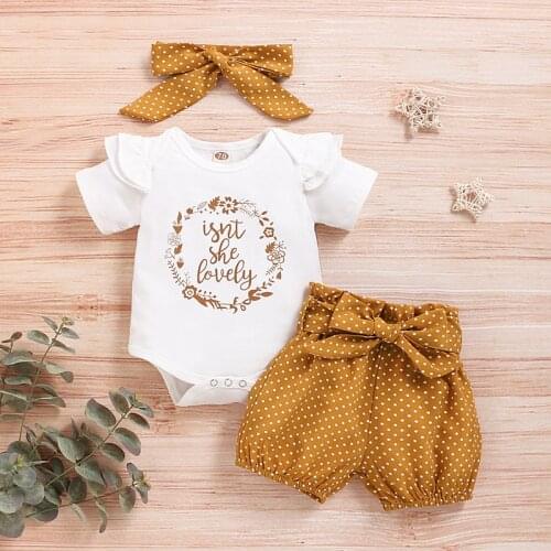 Infant Baby Summer Clothes Set Fashion Lovely Cute Kids Girls Clothing Princess Outfits Infant Girls Clothes Party New Year