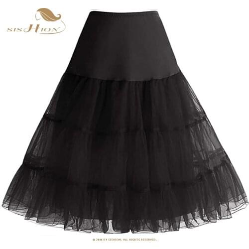 Short Organza Halloween Petticoat Crinoline Vintage Bridal Petticoat for Wedding Dresses Underskirt Rockabilly Tutu Skirt