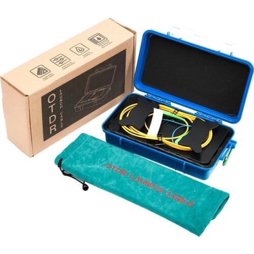 Mini OTDR Dead Zone Eliminator G657A2 500m Fiber Rings Optical OTDR Launch Cable Box SM Extension Cable
