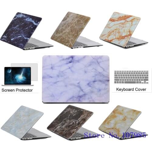 Marbling Laptop Cover Case For Apple Macbook 11 12 13 15 Air Pro with Retina Touchbar For Mac book 11.6 12 13.3 15.6 inch case