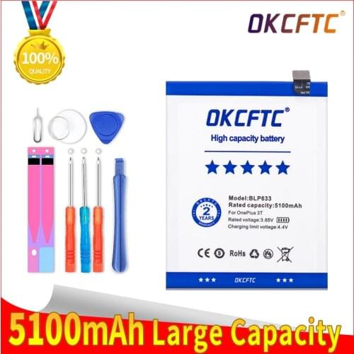 Original Replacement Battery For OnePlus 3 3T 5 5T 6T 7 BLP633 BLP613 BLP637 BLP685 Phone Battery