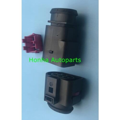 Free shipping 2/5/10 pcs 1J0973833 1J0973733 6 Pin male and female 3.5 Auto LSU Sensor Connector with wire or without wire
