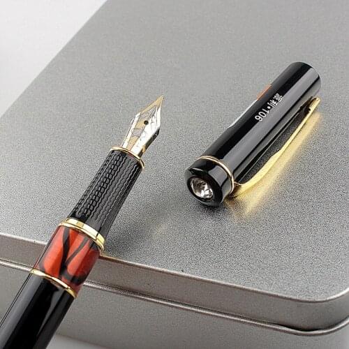 Luxury Resin pattern Ink Nib Fountain Pen Business Writing Signing Calligraphy Pens Gift Office Stationery Supplies
