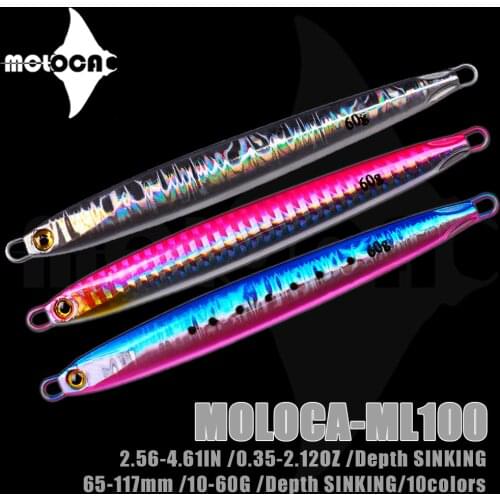 2021 Fishing Lure Jig Metal Sinking Full Water Bait Weights 10-60g Artificial Bionics Bass Lures For Bass Pike Fish Peche Goods
