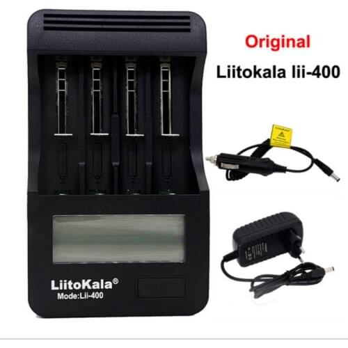 Liitokala lii-400 LCD Charger 18650 26650 18500 14500 16340 17500 3.7V lithium battery NiMH AA / AAA 1.2V Battery Charger