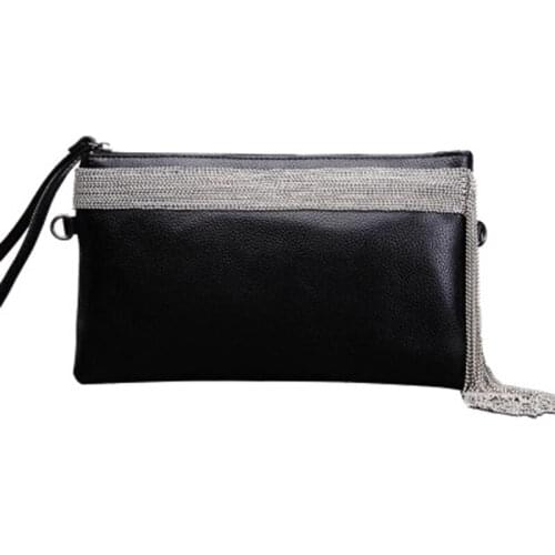 Famous brand design Star with the same bag women clutch bag genuine leather purse shoulder bag tassel envelope bag women handbag