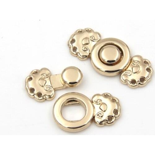 1PAIR/LOT Clothing metal button buckle collar hook fur collar collar button hook wind buckle underwear buckle