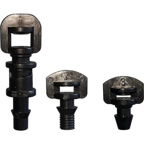 300Pcs 360 Degree Refraction Atomizing Micro Nozzle Agricultural Greenhouse Garden Irrigation Cooling System Misting Sprayer