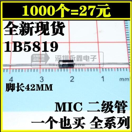 Free shipping 50PCS Hot Sale 1N5819 1A40V Schottky diode DO-41