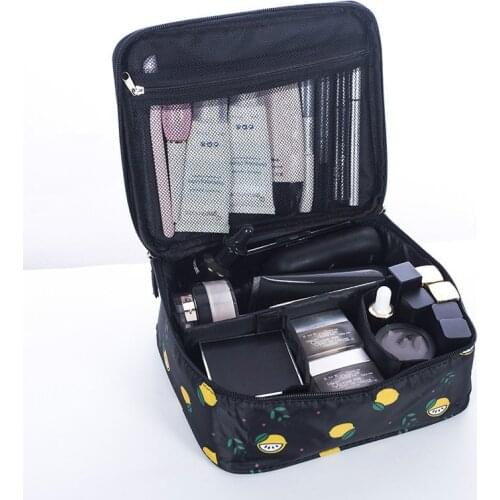 Zipper Travel Wash Pouch Toiletry Travel Storage Bag Mini Casual Portable Cosmetic Bag Waterproof Makeup Organizer