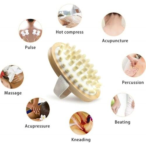 Massage Comb Airbag Wooden Essential Oil SPA Cushion Massage Brush Bath Massager Muscle Relax Circulation Brush