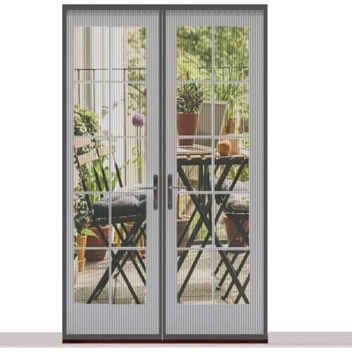 👍Mosquito Nets For Door Curtain Durable Self-adhesive Magnetic Curtain Anti-mosquito Anti-flying insects Custom