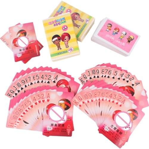 Adult Sex Poker Interesting Couple Erotic Love Sexy Posture Night Bar KTV Little Letters Texas Hold'em Playing Cards Board Games