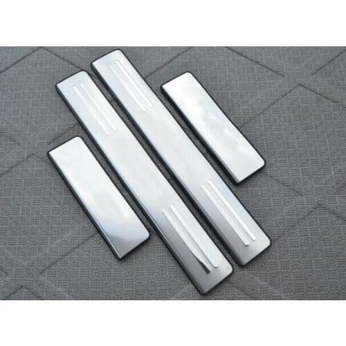 Car styling stainless steel scuff plate door sill 4pcs/set car accessories for Mitsubishi ASX RVR