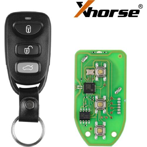XHORSE XKHY00EN for Hyundai Type Wired Universal Remote Key 3 Buttons X007 English Version