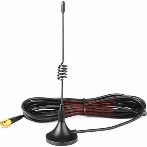 433mhz mini magnetic base omni directional antenna SMA male connector with 3M RG174 cable