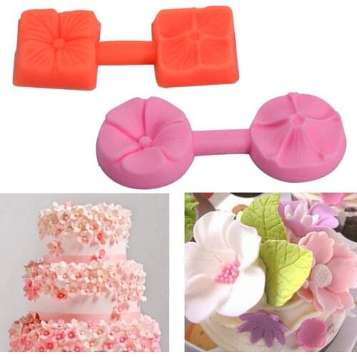 1pcs Flower Petal Veiner Silicone Molds With Kitchen Accessories Set Fondant DIY Handmade Mould Baking Cake Decorating Tool