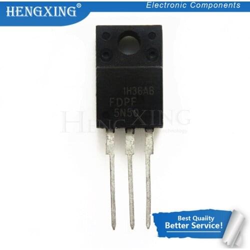 10pcs/lot FDPF5N50UT FDPF5N50 5N50UT 5N50 TO-220F 500V 5A new original In Stock