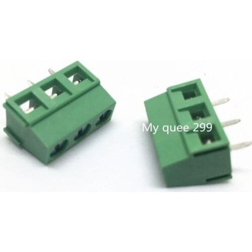 10PCS/LOT Terminals KF127-5.0-3P KF127-3P 300V 10A Screw 3Pin 5.0mm Straight Pin PCB Screw Terminal Block Connector 26-14A WG