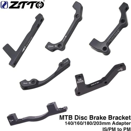 ZTTO Disc Brake Mount Adapter MTB Ultralight Bracket IS PM A B to PM A Bicycle Disc Brake Adaptor for 140 160 180 203mm rotor