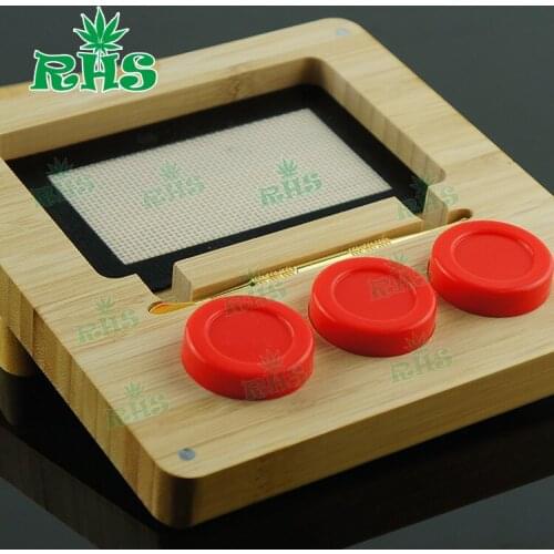 Non-stick container jars dab wax oil 21 ml bho concentrate containers silicon jars with dabber tool and dab mat