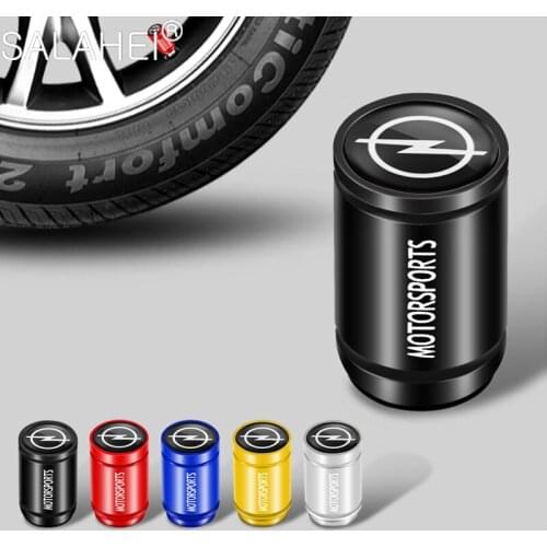 Car Goods 4Pcs 5Colors Universal For Opel Astra Vectra Insignia Antara Meriva Zafira Car Wheel Tire Valve Caps Style Accessories