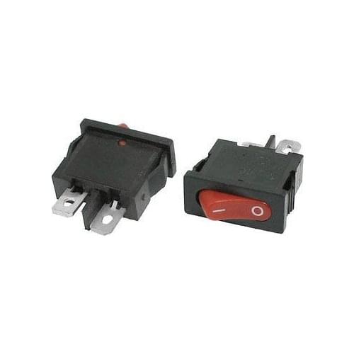 Free shipping!Free shipping !2 Pcs Home Appliance SPST ON OFF 2P Rocker Boat Switch 4A AC 250V/125V