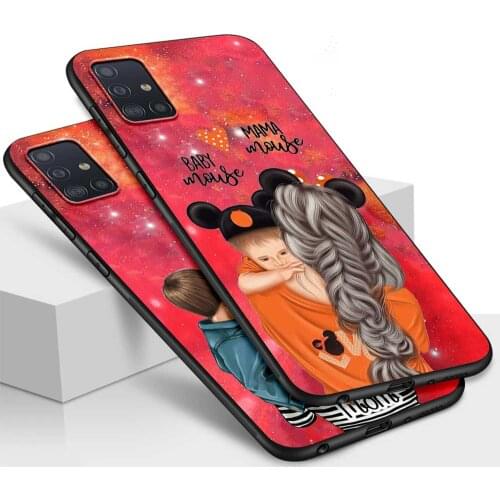 Super Mom Baby Woman Case For Samsung Galaxy A32 A42 A72 5G A21S A51 A71 A31 A52 A41 A11 A01 A91 A12 A02 Cell Phone Soft Cover