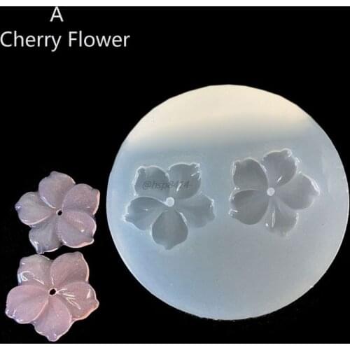 DIY Flower Silicone Molds Resin Camellia Peony Daisy Lotus Flower Jewlery Making Tools
