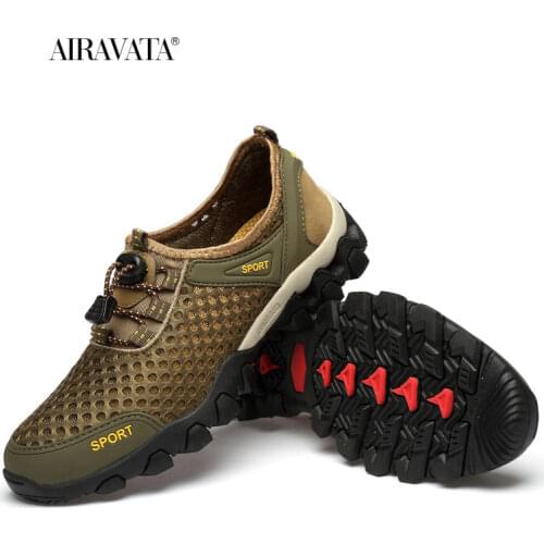 Summer Sneakers Men Mountain Hiking Shoes Quick Drying Seaside Aqua Shoes Breathable Outdoor Climbing Footwear Anti-slippery