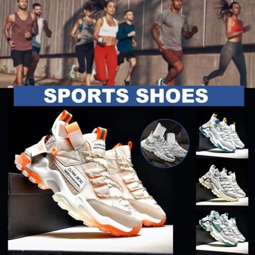 Sports Shoes Large Size Shoes Breathable Soft Sole Comfortable and Durable All-Matched for Men XR-Hot