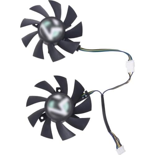 75MM RX570 GT710 730 GPU Cooler Cooling Fan For MAXSUN RX 570 Graphics Card fan K3KB