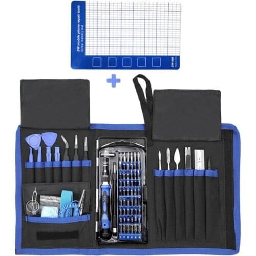 Multi-function manual screwdriver Set 80 in 1 Magnetic Repair Tool Kit for iPhone, iPad, Watches, Gaming Console,Glasses,Laptops