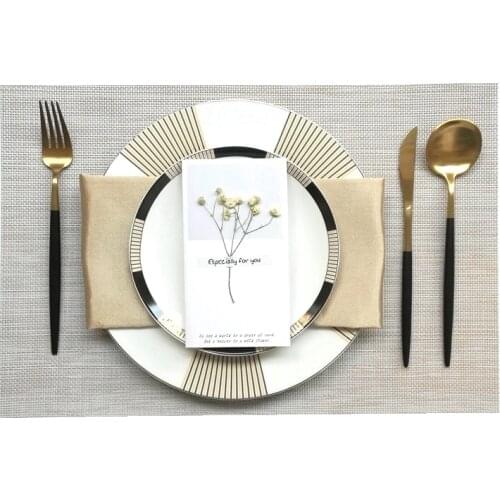 Nordic Luxury Plate Sets Trays Decorative Round Steak Creative Ceramic Salad Plate Sets Vajilla Melamina Home Tableware DB60PZ