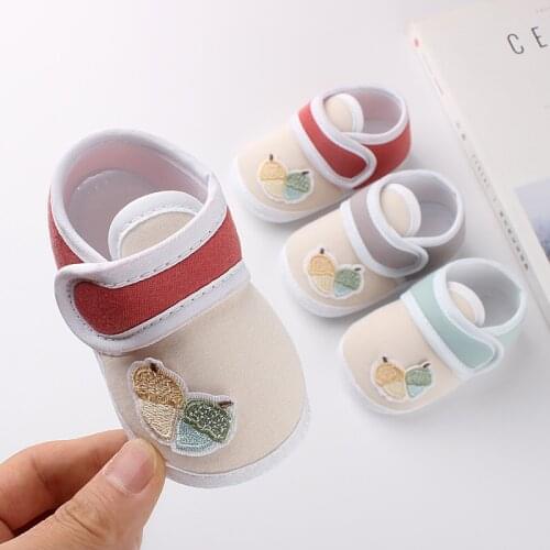 Newborn Baby Girl Shoes Comfortable Soft Sole Anti-slip Casual Shoes Toddler First Walkers Fashion Cute Baby Prewalker Shoes