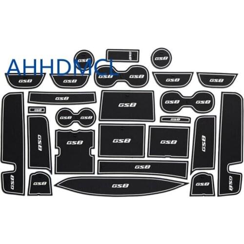 Car Door Groove Mat Gate Slot Cup Armrest Storage Pad For Trumpchi GS8 2017 2018 2019