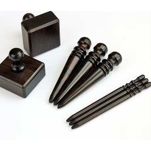 Durable Wood Polish Leather Edge Slicker Craft Burnisher Workshop DIY Kit Tool Handmade Carving Embossing Leather Craft