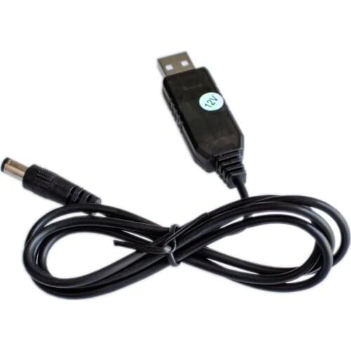 USB Power Boost Line Dc 5v To Dc 9v / 12v Step Up Module Usb Converter Adapter Cable 2.1x5.5mm Plug