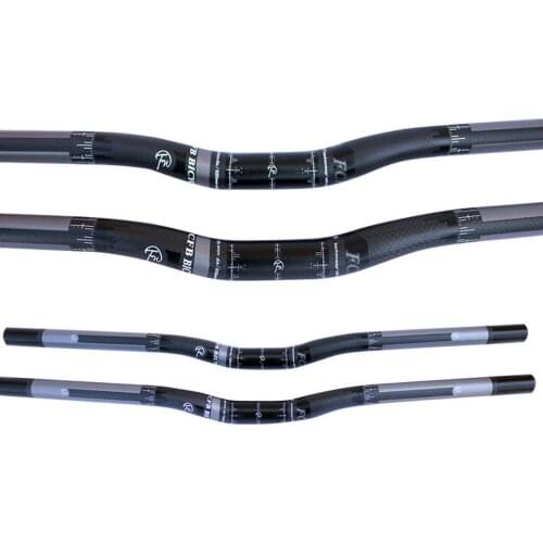 FCFB BMX full carbon fiber folding bicycle rise handlebar handle 3k 25.4 *460/480/500/520/540/560/580/600/620/640--720mm