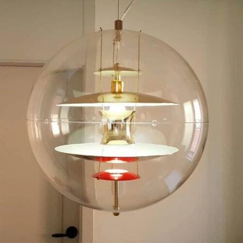 Modern Planet Ball Acrylic Globe Restaurant pendant lamp Creative Pendant Lights
