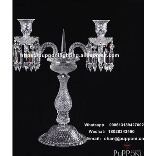 Baccarat Crystal Candelabra Centerpiece for Wedding Decoration Candlestick Candle Holders