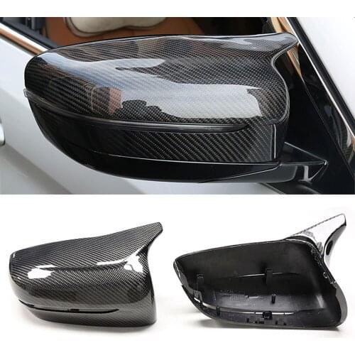 2pcs Real Carbon Fiber modified Mirror cover caps For BMW 3 Series G20 G21 G28 320d 330e 330i 340i 2019-2022 M4 style RHD LHD