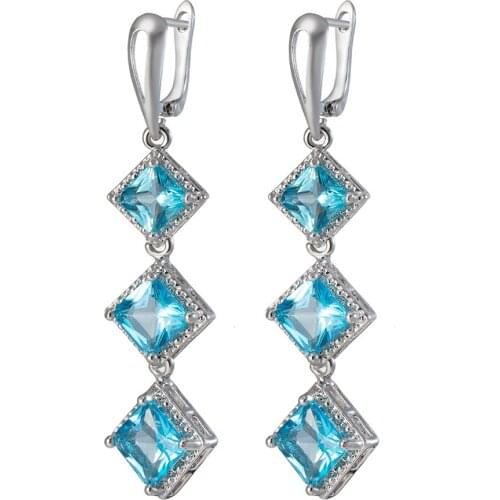 2020 Luxury Crystal Tassle Earrings Long Water Drop Dangle Earrings for Women Statement Trendy Fashion Jewelry Party Gift