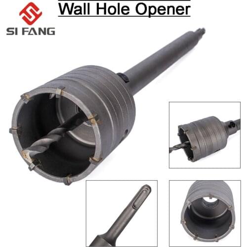1 set SDS PLUS 65mm Concrete Hole Saw Electric Hollow Core with Drill Bit Shank 110mm use for Cement Stone Wall Air Conditioner