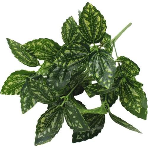 1pc Lifelike Artificial Plant Branch Realistic 7-Branch Simulation Leaf Stem Faux Plant Party Decor Accessories Photography Prop