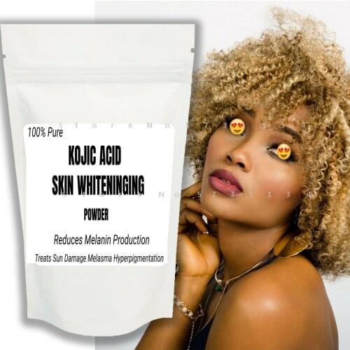 100%Pure KOJIC ACID POWDER Skin Lightening whitening DIY Cream Lotion Soap Serum