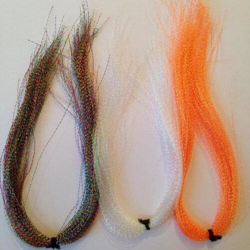 100Pcs Fly Tying Material Fishing Tackle Lure Hook Lines Feather Accessories Color wire string hook accessories