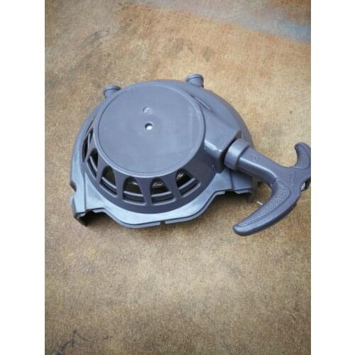 2T engine manual puller starter black color motor 63cc 71cc 1e48f spare metal protector for fuel tank case brush cutter